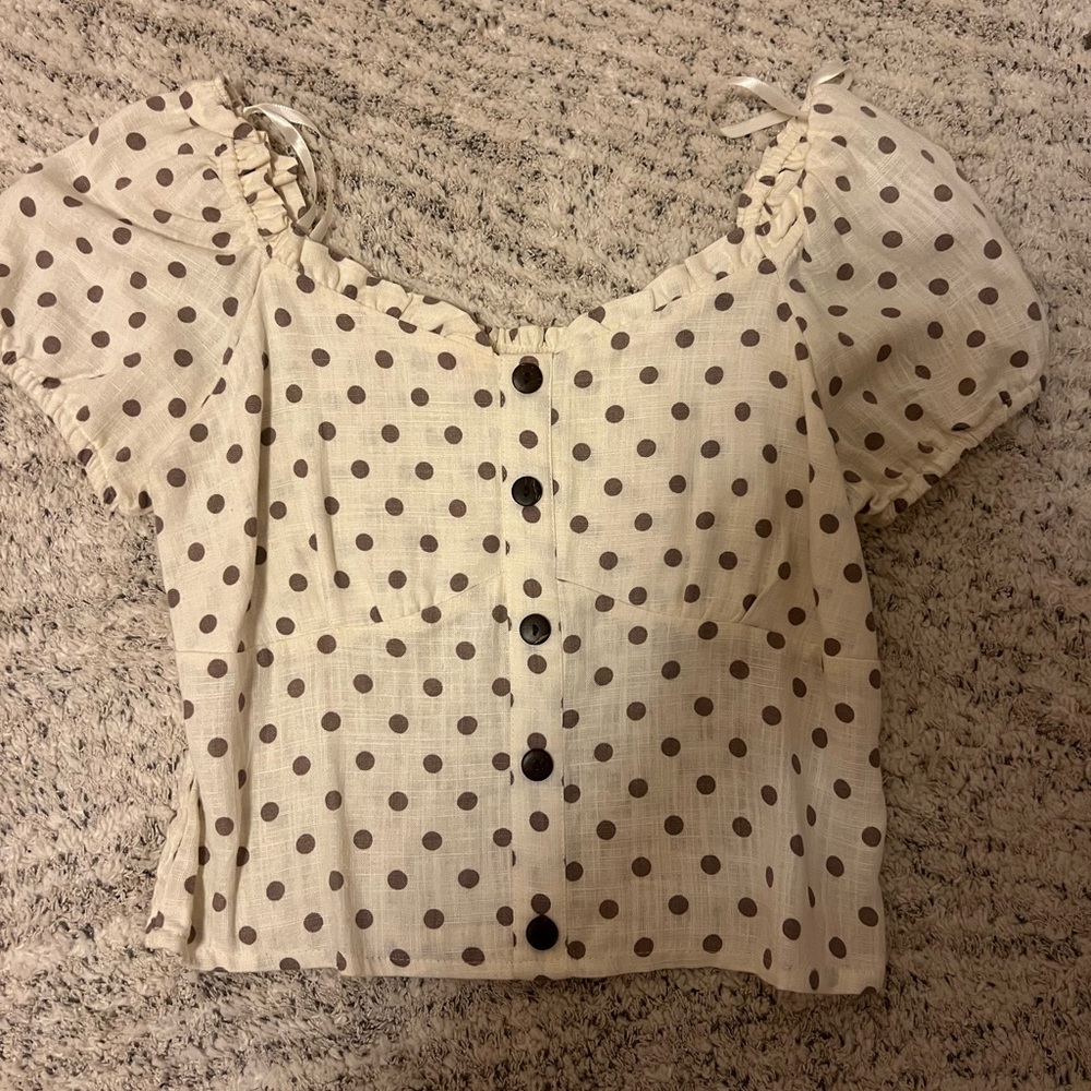 Polka Dot crop top